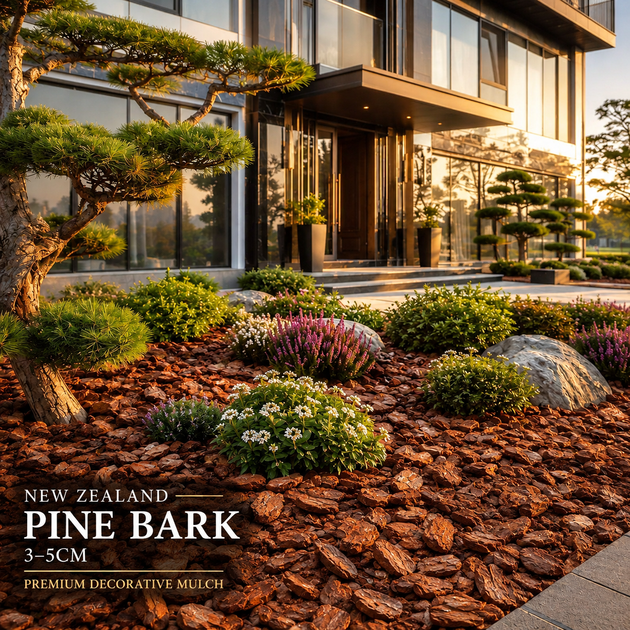 New Zealand Pine Bark Mulch 10MM - 25MM
