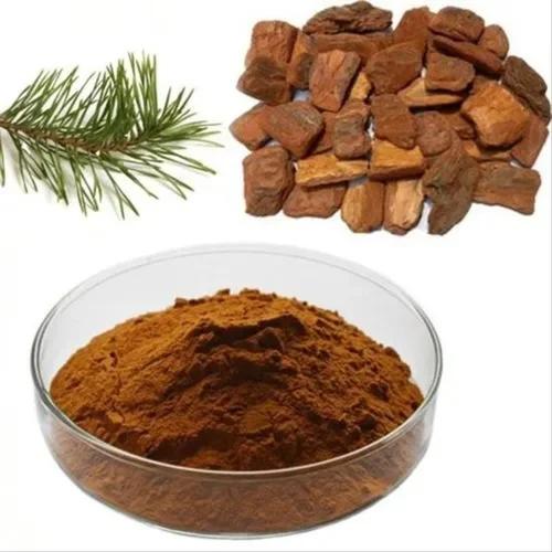Pine Bark Powder and Bark Material